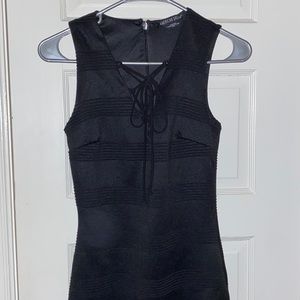 Black bandage dress